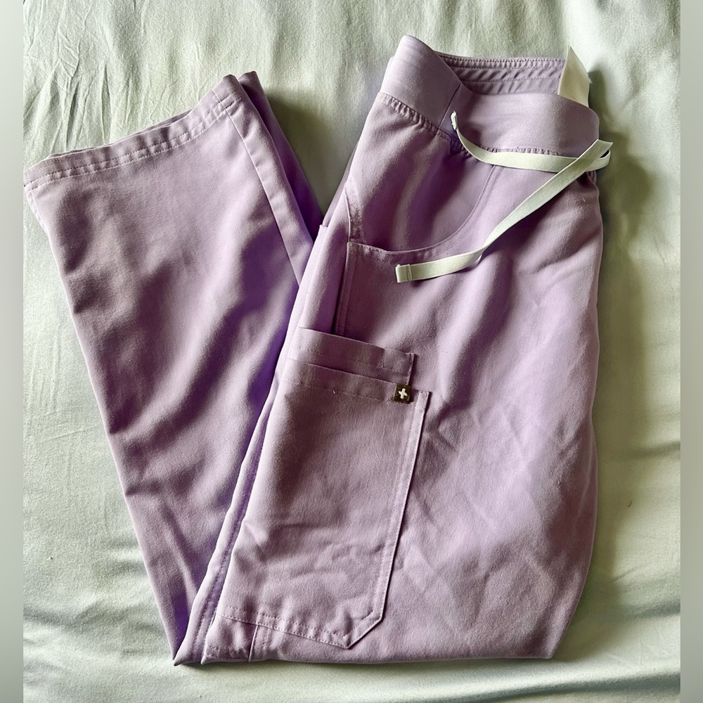 FIGS Lavender Small Petite Kade Pants